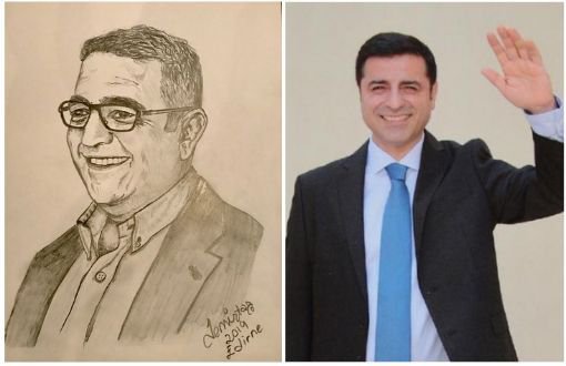 Fomer HDP Co-Chair Demirtaş Draws CHP MP Tanrıkulu in Prison
