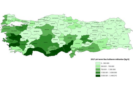 Pestisit Kullanımı Son 10 Yılda %57 Arttı ve Antalya Başı Çekiyor