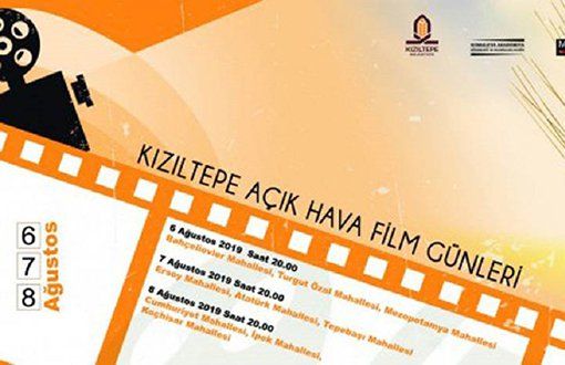 Mardin Kızıltepe'de Açık Hava Film Günleri Başlıyor