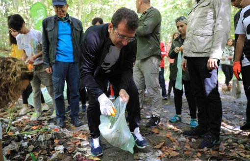 İmamoğlu "Dünya Temizlik Günü" Kapsamında Çöp Topladı