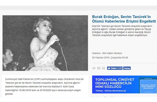 Access Blocked to bianet Report on Access Block on bianet Report