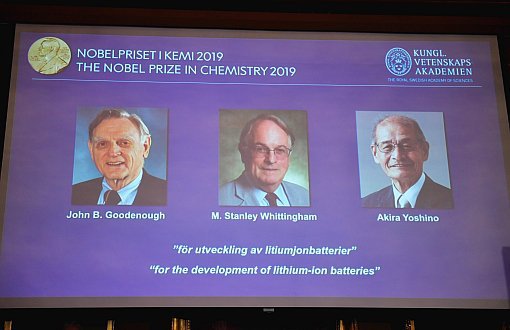 2019 Nobel Kimya Ödülü Lityum-İyon Pilleri Geliştiren Bilim İnsanlarının