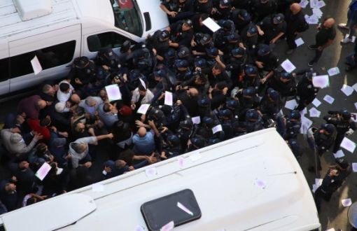 Ankara’da HDP’lilere Polis Müdahalesi