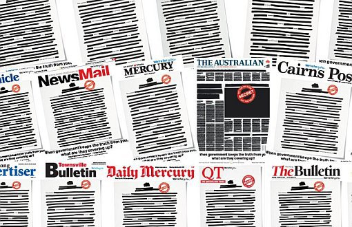Avustralya Gazetelerinin Ön Sayfaları Karardı