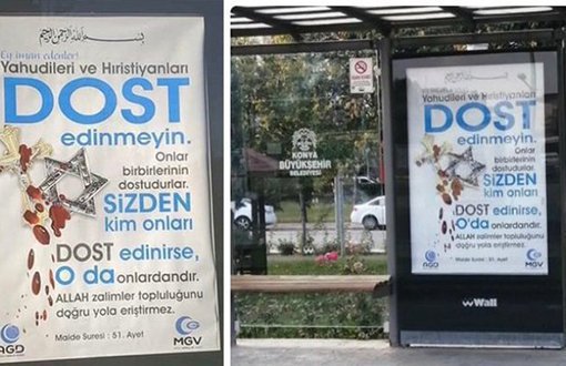 Hate Speech Banners in Konya on Parliamentary Agenda