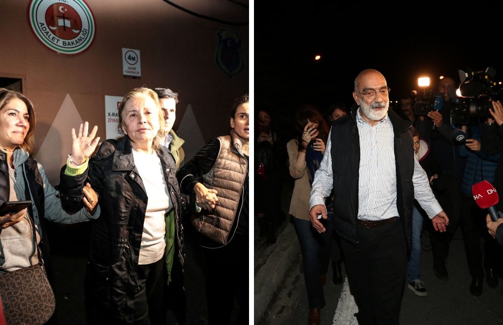 Ahmet Altan ve Nazlı Ilıcak Cezaevinden Çıktı