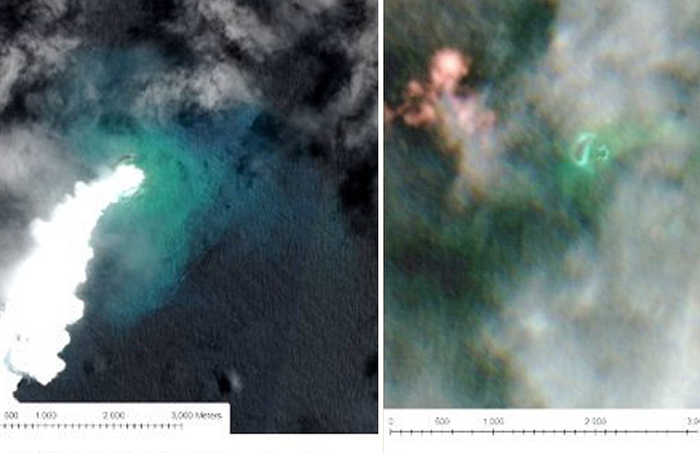 Tonga'da Volkanik Patlama Bir Adayı Yutup Daha Büyüğünü Yarattı