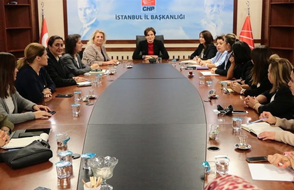İBB CHP Kadın Meclisi'nden Kaftancıoğlu'na Destek 
