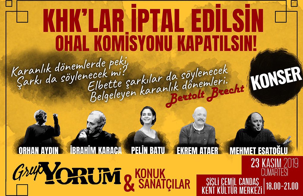 ‘Revoke Statutory Decrees’ Concert Banned by Şişli District Governorship