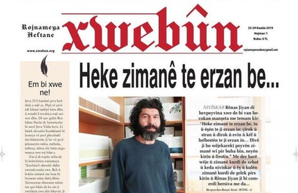 Edîtora rojnameya Xwebûnê, Alkan: “Em ê bi kurdî bifikirin û bi kurdî binivîsin”