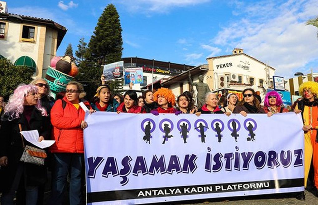 Las Tesis Protest of Women Prevented by Police in Antalya