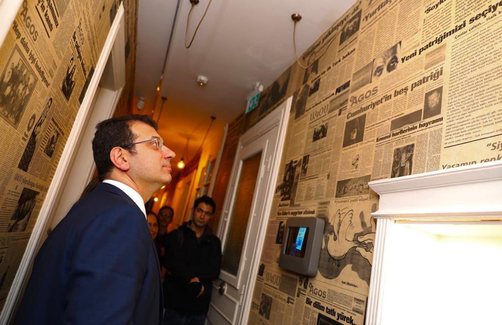 Ekrem İmamoğlu "23,5 Hrant Dink Hafıza Mekanı"nı Ziyaret Etti