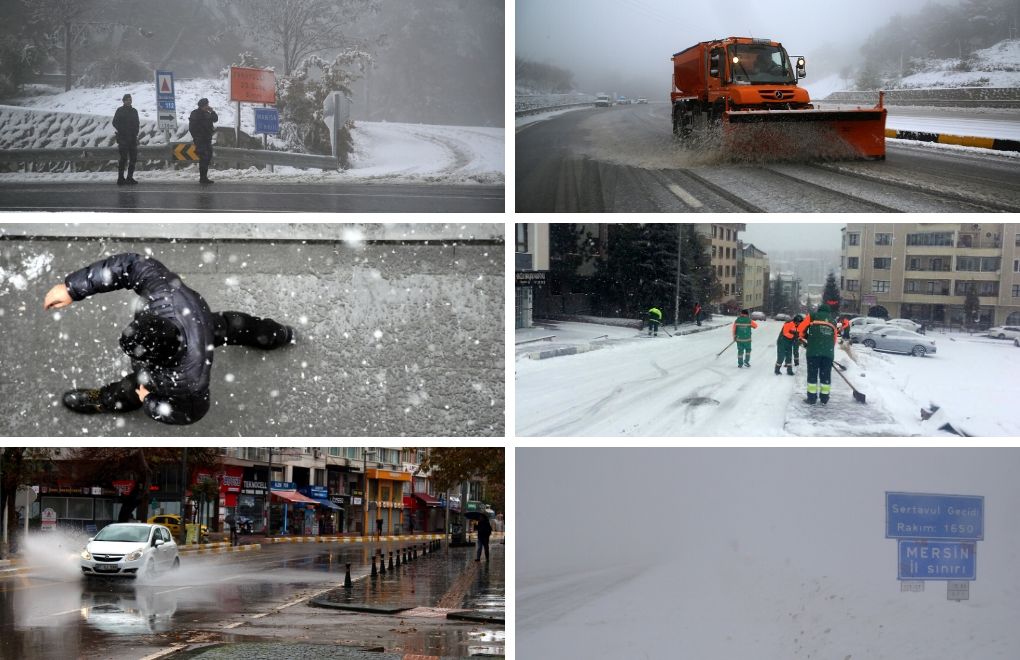 Türkiye Soğuyor; Bölge Bölge Yağmur-Sel-Kar