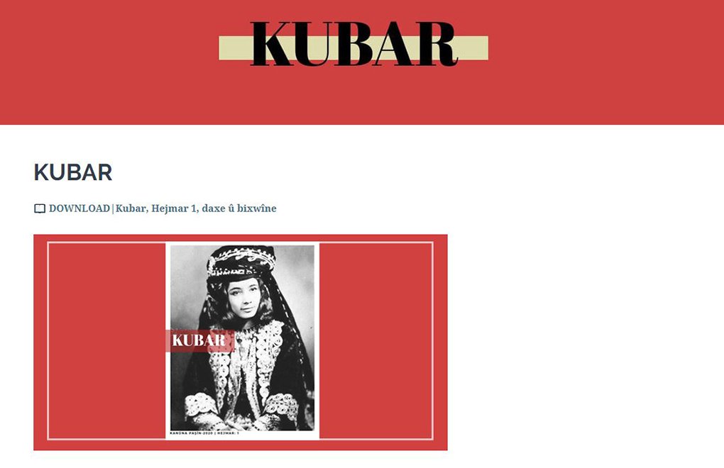 Kürtçe Moda E-Dergisi “Kubar” Yayında