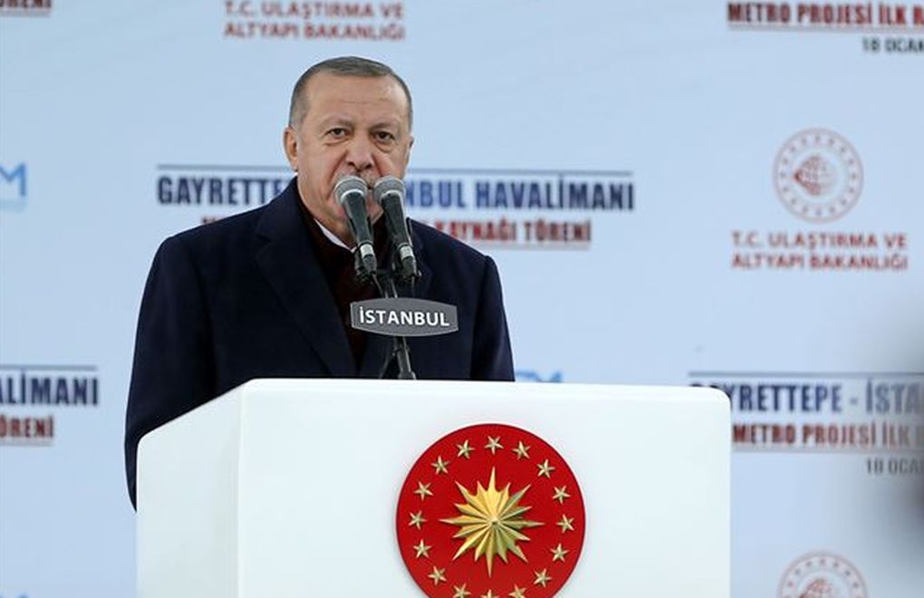 Erdoğan: Kanal İstanbul'un Maliyeti 75 Milyar Lira
