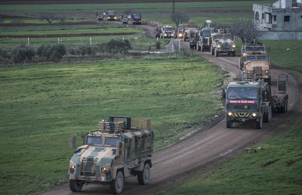 Suriye Sınırına 200 Araçlık Askeri Konvoy Gönderildi