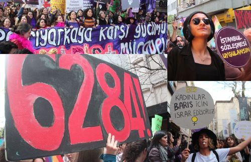 Polis Müdahalesine Rağmen Kadınlar Taksim'i Terk Etmedi