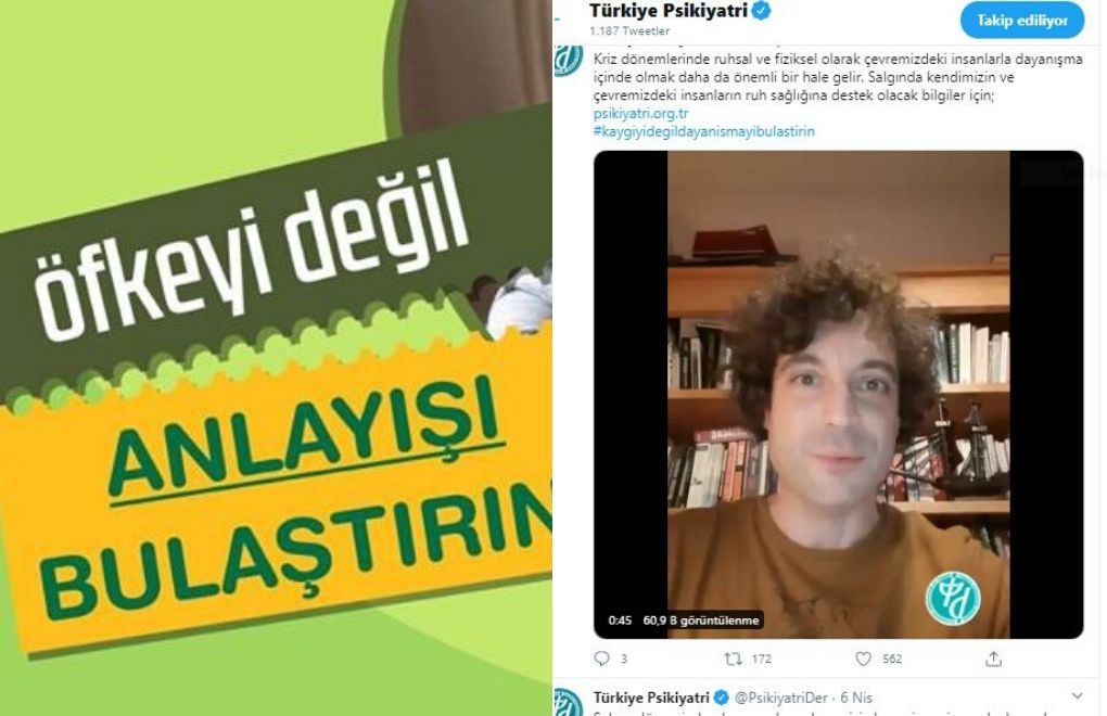 Türkiye Psikiyatri Derneği'nden Kampanya: "Kaygıyı Değil Dayanışmayı Bulaştırın"