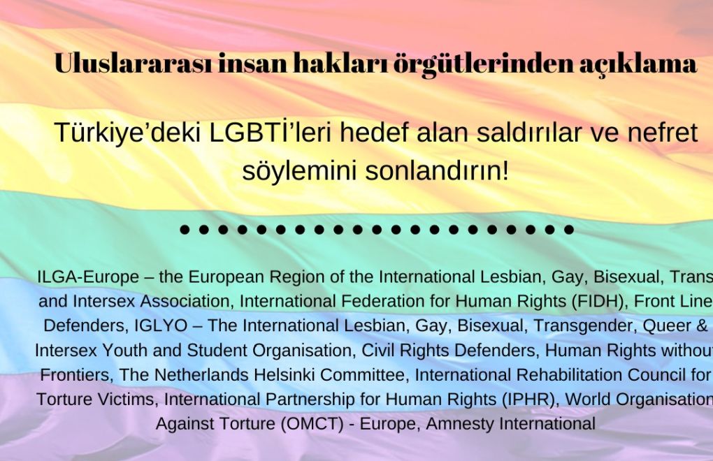 Uluslararası İnsan Hakları Örgütleri: LGBTİ’leri Hedef Alan Saldırıları Sonlandırın