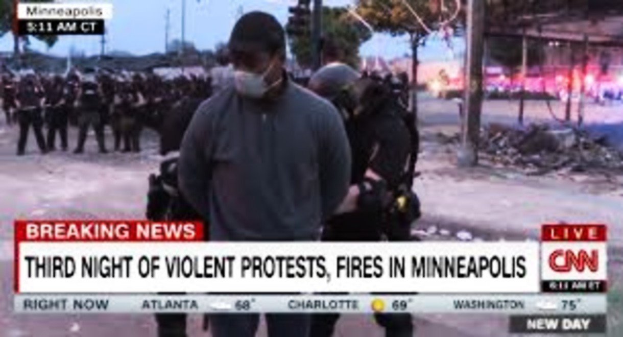 Minnesota Protestolarını Görüntüleyen CNN Ekibi Canlı Yayında Gözaltına Alındı