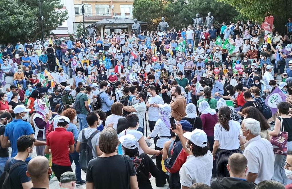 HDP’nin Beşiktaş’taki halk buluşması sonrası polis müdahalesi