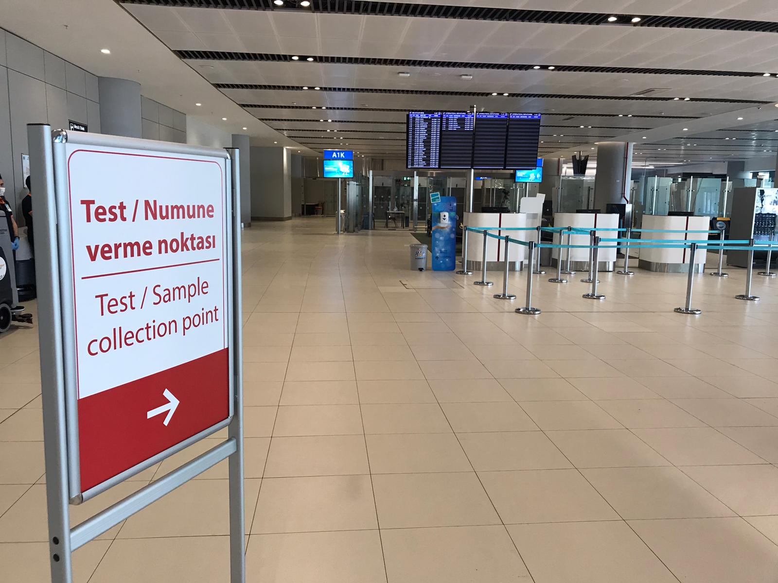 İstanbul Airport sets up Covid-19 test center