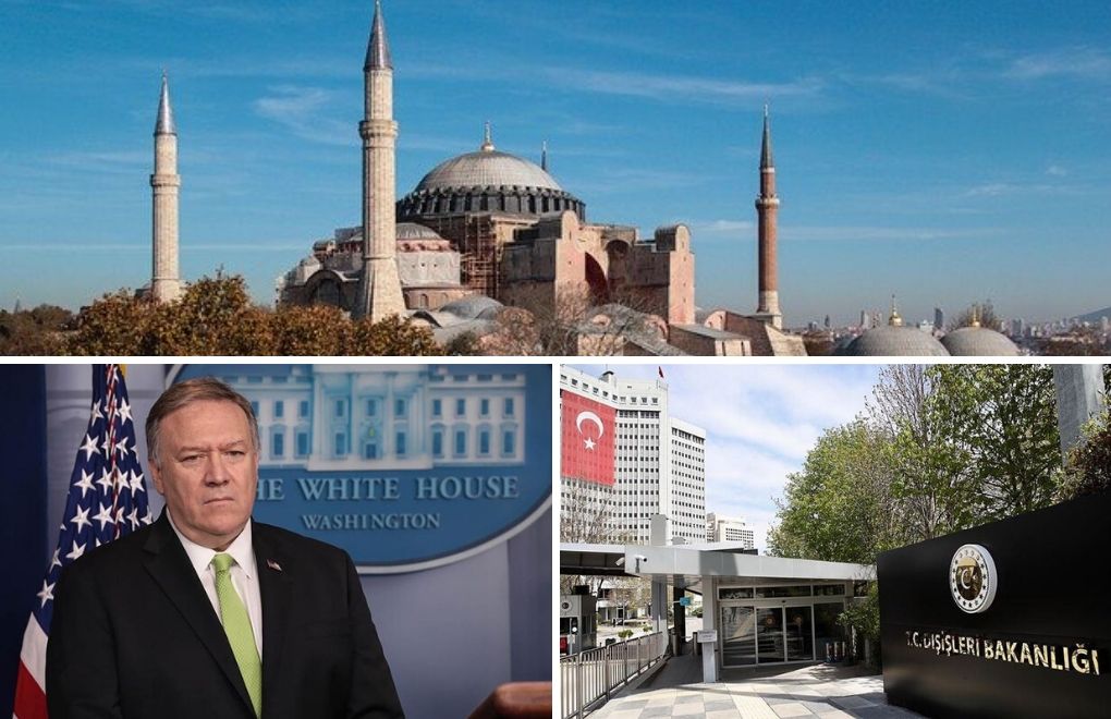 Pompeo urges Turkey ‘to keep Hagia Sophia as a museum’, Turkey slams his remarks
