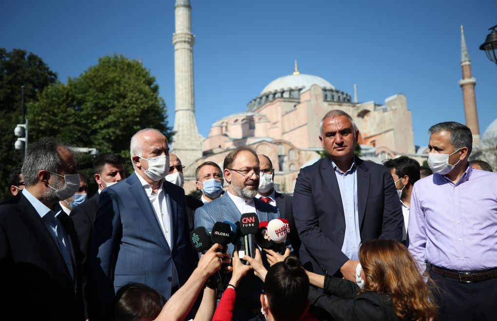 Ali Erbaş: Ayasofya'ya 2 imam, 4 müezzin atanacak