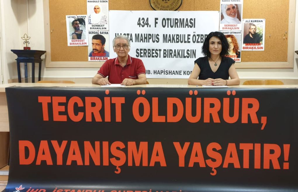 "72 yaşındaki hasta mahpus Makbule Özbek'i serbest bırakın"
