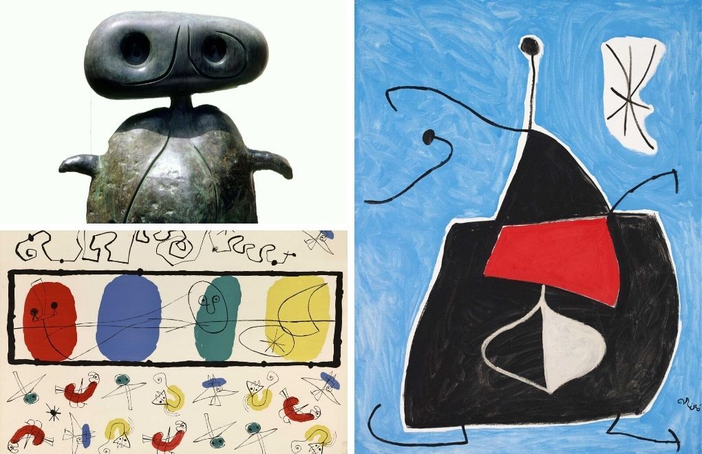Kadınlar, kuşlar, yıldızlar... Joan Miró sergisi erişime açıldı
