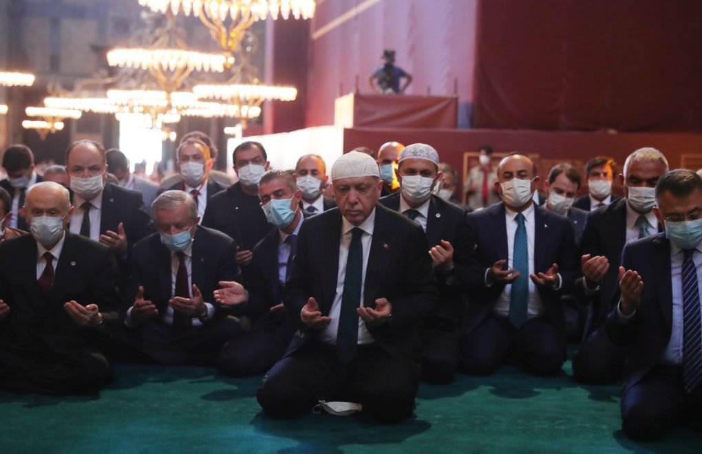 Erdoğan’dan “Ayasofya 24 saat ibadete açık olsun” talimatı