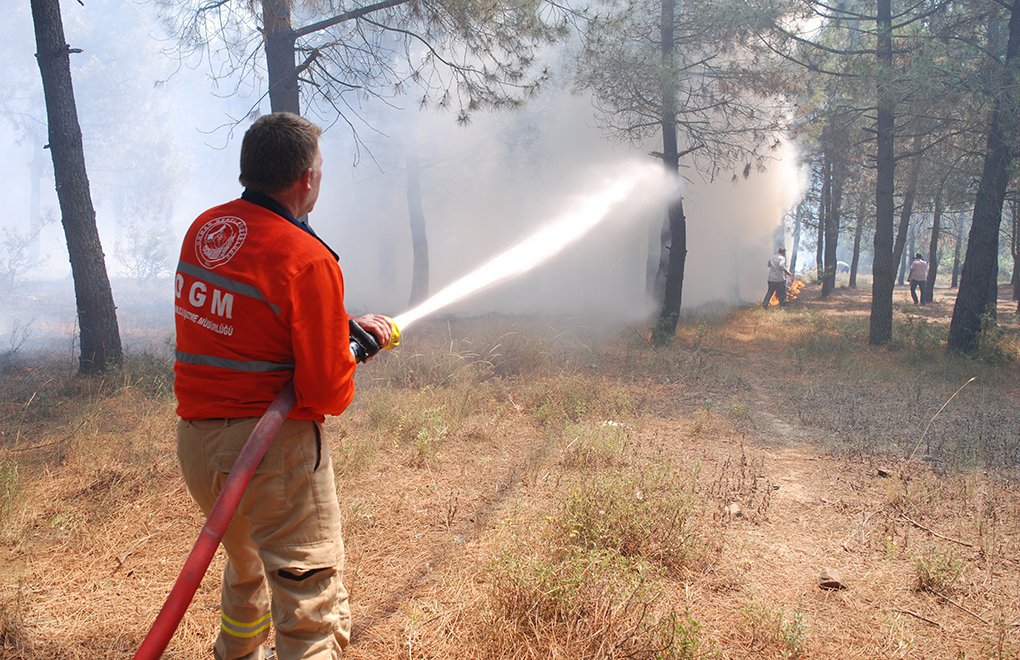 Aydos Ormanı yandı, 1.6 hektar alan zarar gördü