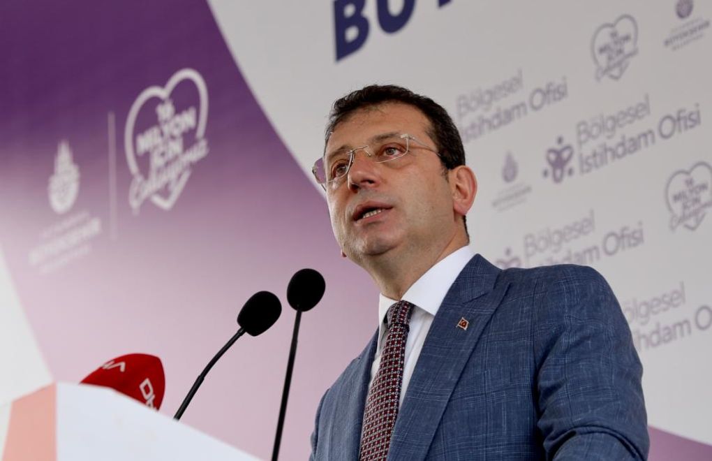 İstanbul Mayor İmamoğlu slams removal of banners against canal project