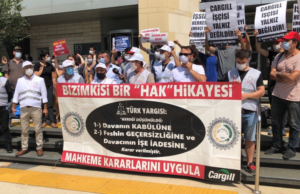 Cargill işçileri eyleme devam ediyor