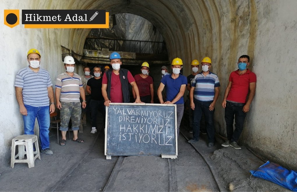 40 miners are neither paid their wages, nor dismissed from their jobs
