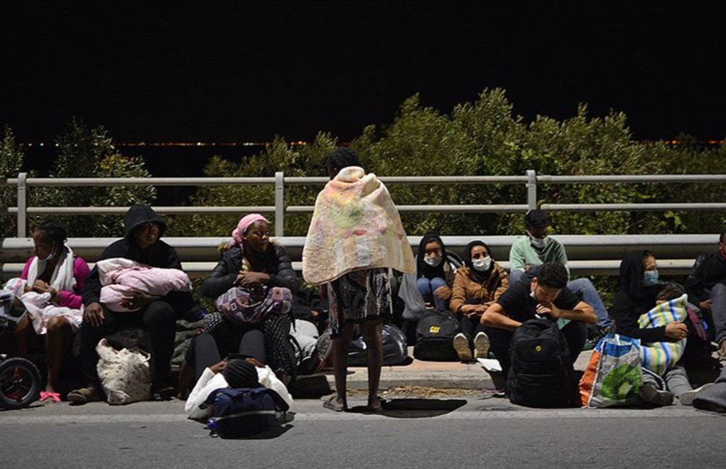 Midilli'de binlerce mülteci çatısız kaldı