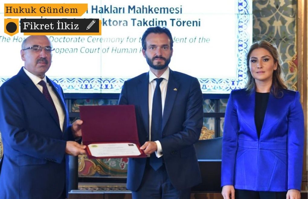 İstanbul Üniversitesi fahri doktoru AİHM Başkanı Yargıç Spano