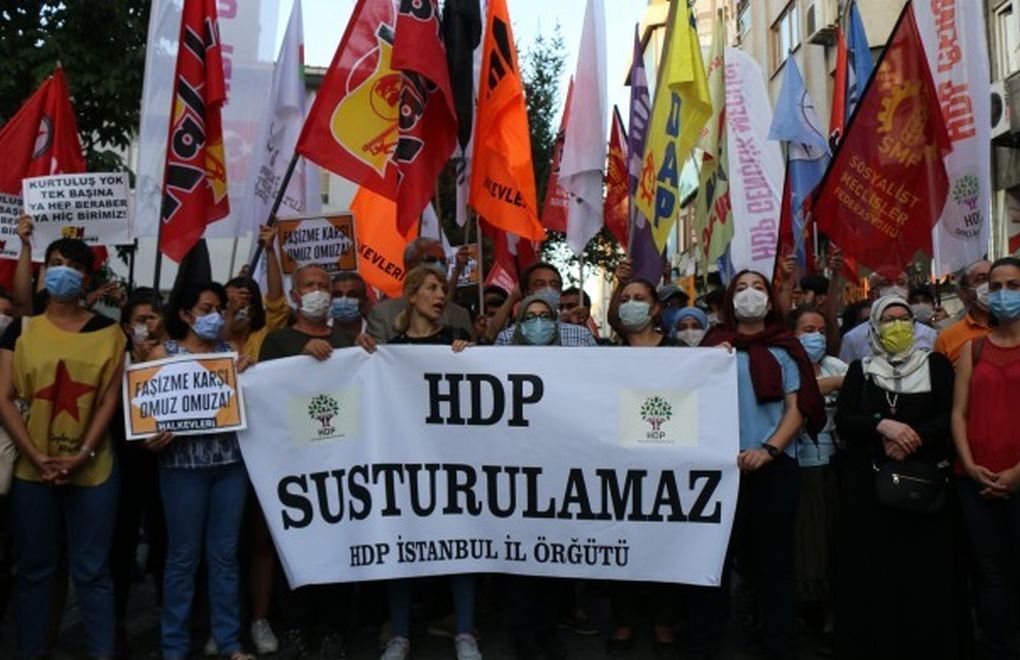 HDP operasyonu Kadıköy’de protesto edildi
