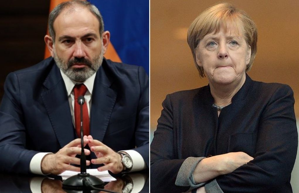 Paşinyan'dan Merkel'e: Türkiye'nin politikasına engel olun 