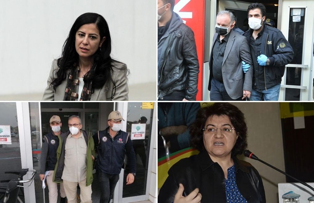 Gözaltındaki HDP'liler adliyeye getirildi