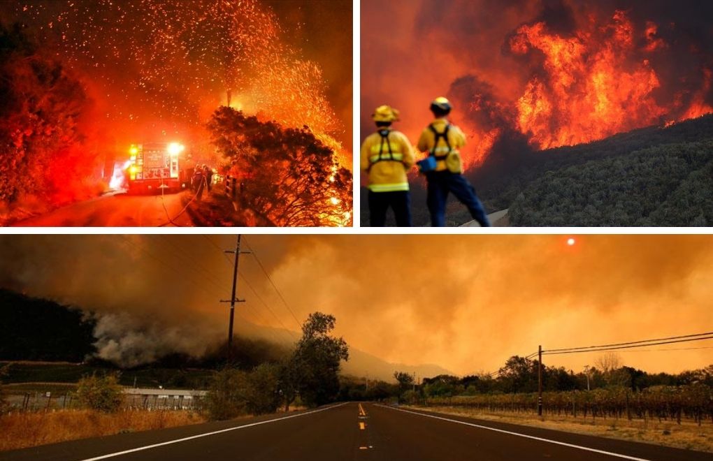 California yangınları: 16 bin 200 kilometre kare alan yandı