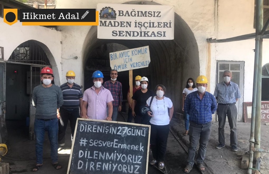 Direnen maden işçileri Ankara'ya yürümeye hazırlanıyor