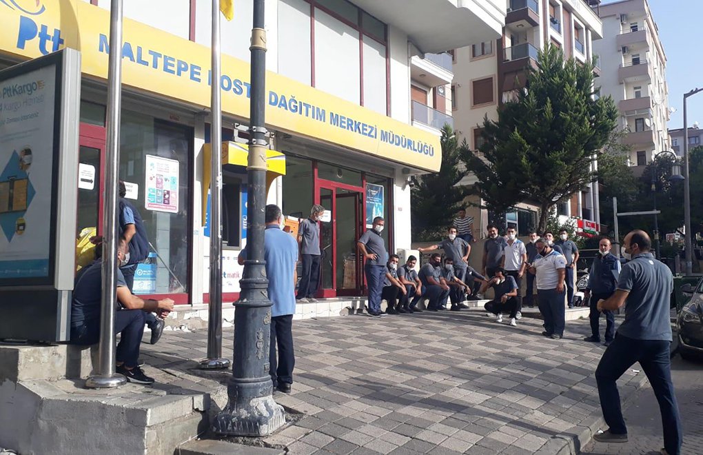 Subcontracted workers halt work at Turkey's state postal service