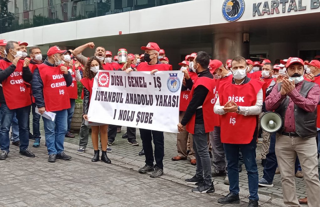 Kadıköy'den sonra Kartal Belediyesi işçileri de greve çıkıyor