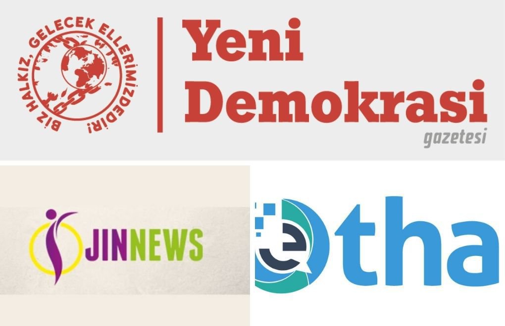 Malperên ETHA, JinNews û Yeni Demokrasiyê hatine astengkirin