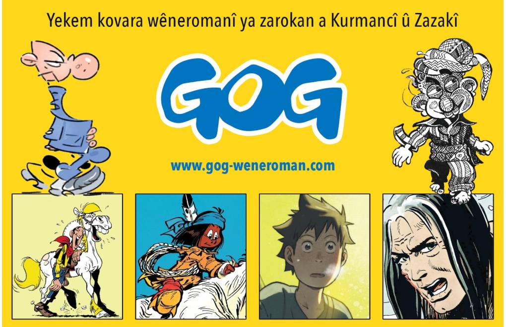 İlk Kürtçe çizgi roman dergisi GOG yayın hayatına başlayacak
