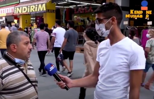 Citizen arrested after criticizing Erdoğan in a street interview