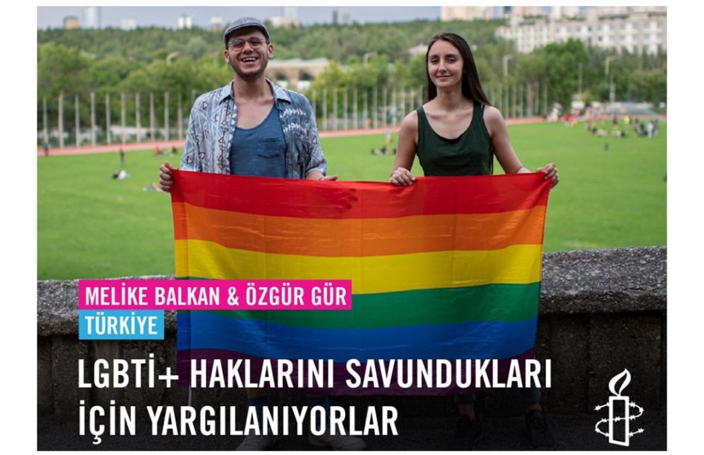 'Students defending LGBTI+ rights in Turkey'