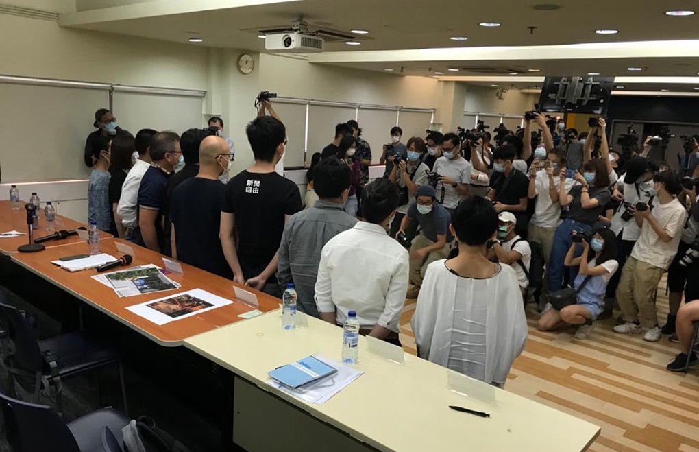 Hong Konglu gazeteciler devletin veri tabanına erişim istedi