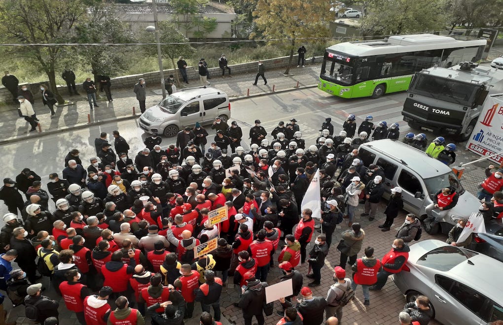 Ankara yürüyüşü engellenen metal işçileri serbest bırakıldı
